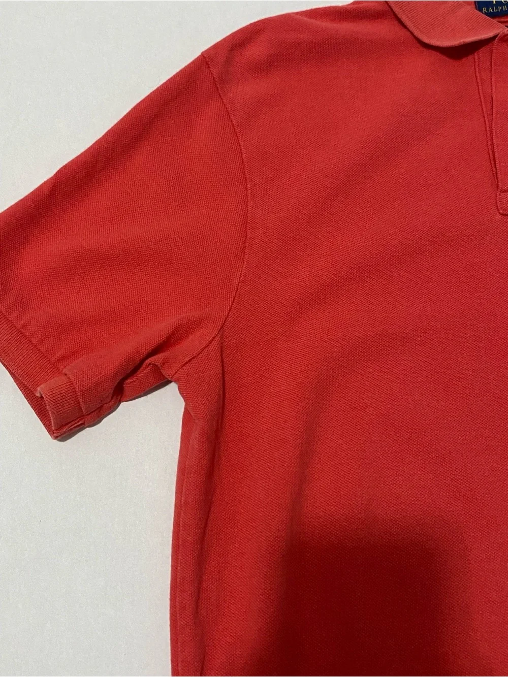 Polo by Ralph Lauren Red Men's Classic Mesh Polo Shirt Size S Classic Fit